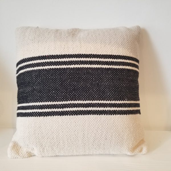 Grain Sack Stripe Pillow - The Artists Garden